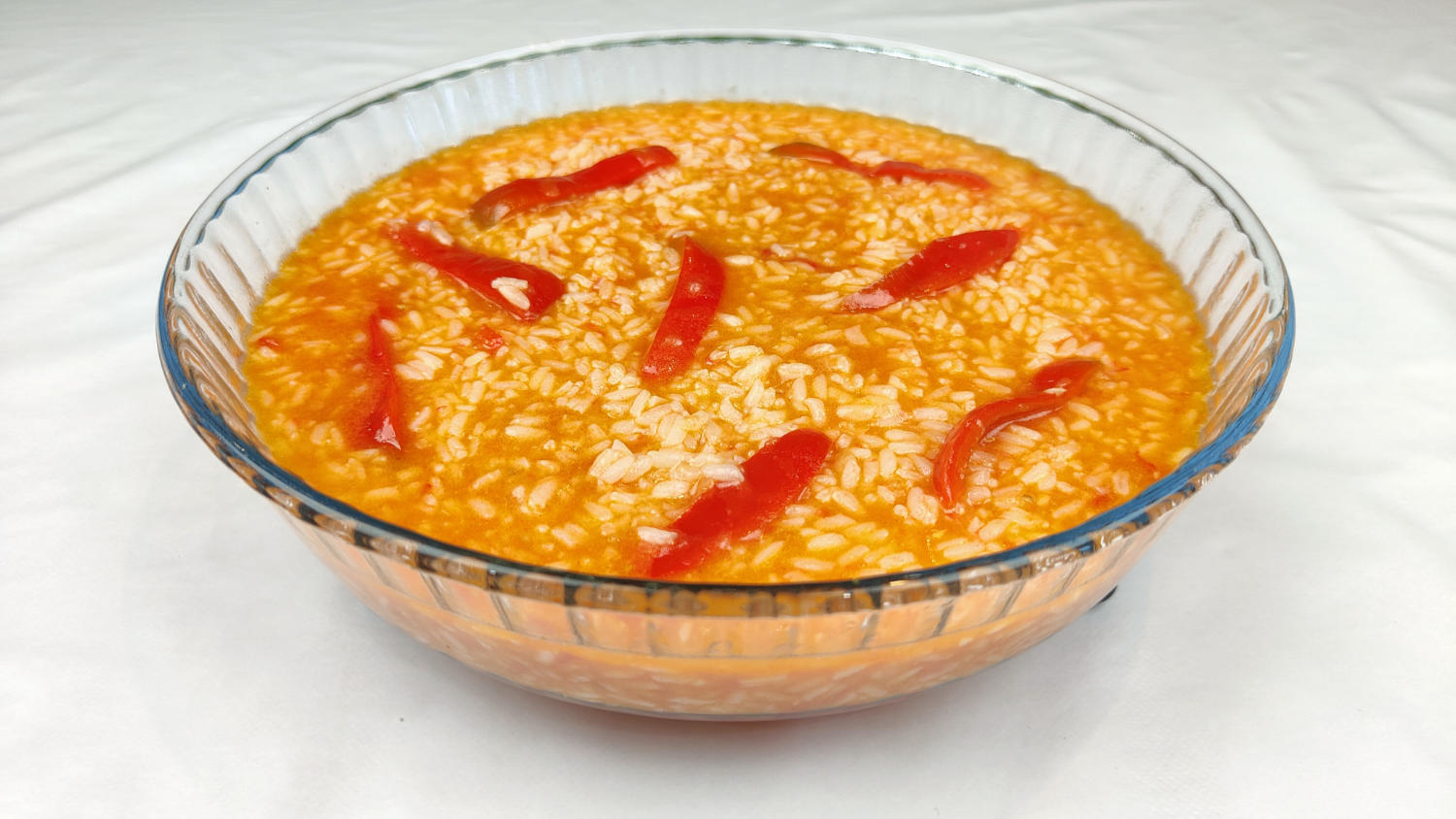 Arroz de tomate e pimento